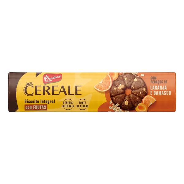 BISCOITO CEREALE BAUDUCCO 147G LARANJA/DAMASCO