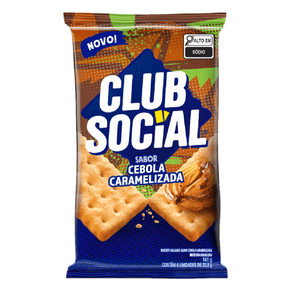 BISCOITO CLUB SOCIAL 141G CEBOLA CARAMELIZADA