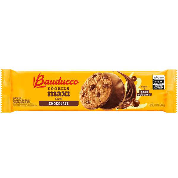 BISCOITO COOKIES BAUDUCCO MAXI 96G CHOCOLATE
