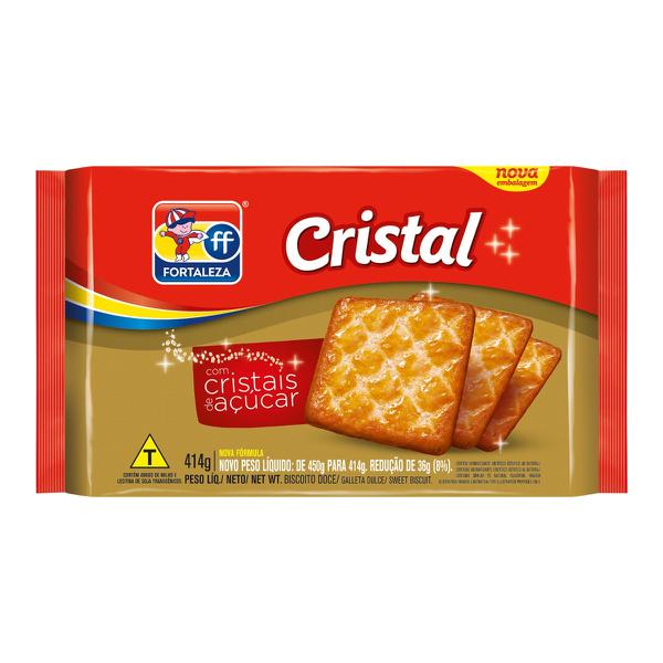 BISCOITO CRISTAL FORTALEZA 414G TRADICIONAL