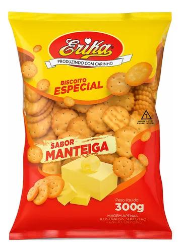 BISCOITO ESPECIAL SABOR MANTEIGA ERIKA 300G