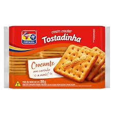 BISCOITO FORTALEZA CREAM CRACKER 350G TOSTADINHA