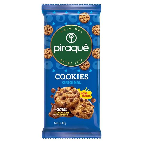 BISCOITO PIRAQUE COOKIE 40G BAUNILHA