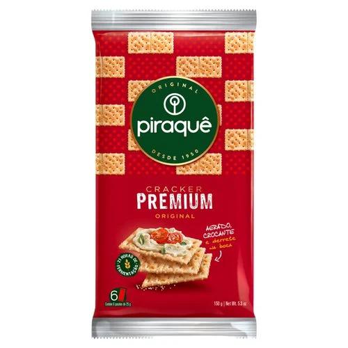 BISCOITO PIRAQUE CRACKER PREMIUM 150G ORIGINAL