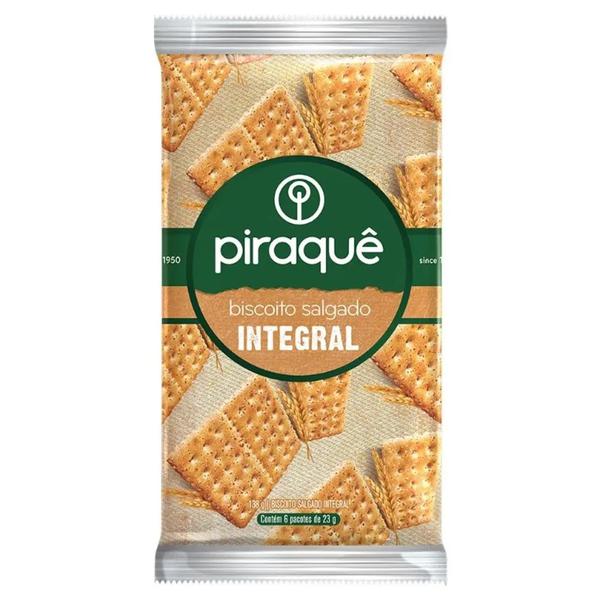 BISCOITO PIRAQUE SALGADO 138G INTEGRAL