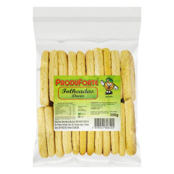 BISCOITO PRODUFORTE 300G FOLHEADA DOCE