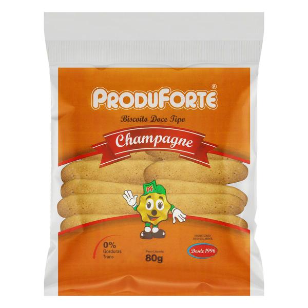 BISCOITO PRODUFORTE 80G CHAMPAGNE