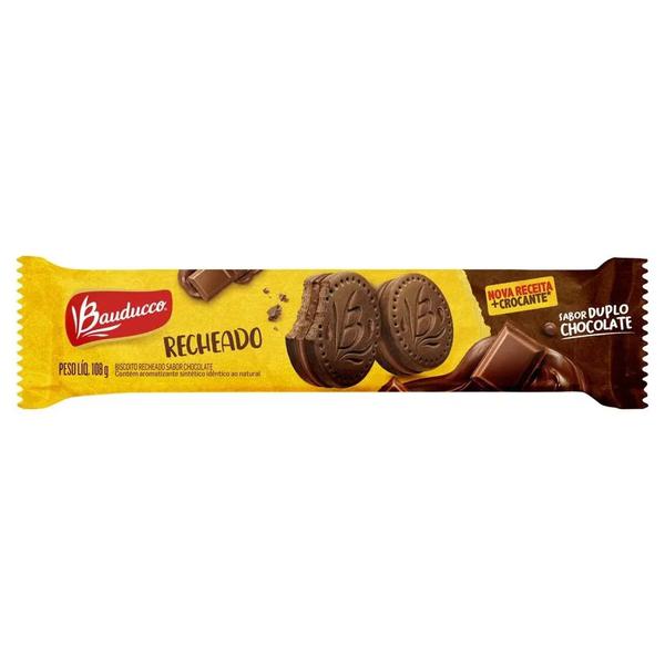 BISCOITO RECH BAUDUCCO 108GR DUPLO CHOCOLATE