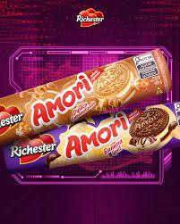 BISCOITO RECHEADO AMORI 125G PIPOCA CARAMELIZADA