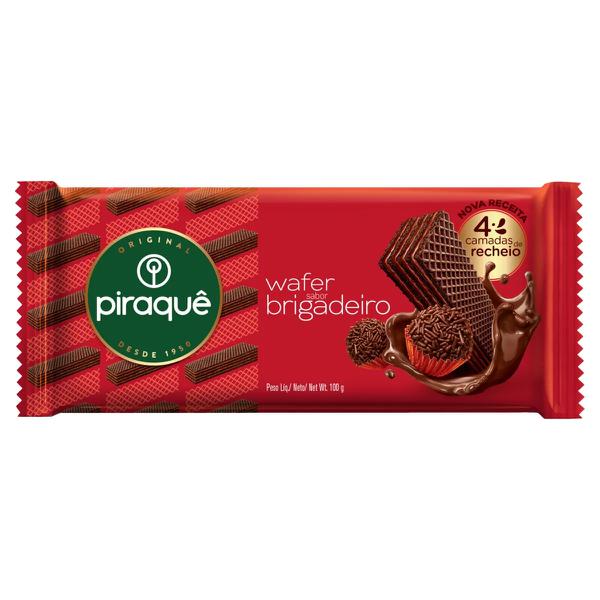 BISCOITO WAFER PIRAQUE 100G BRIGADEIRO