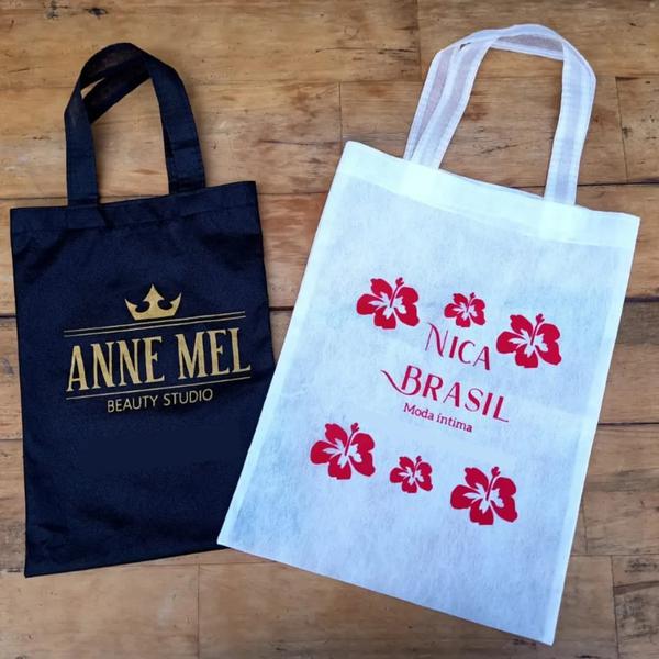 BOLSA TIPO ECOBAG EM TNT PERSONALIZADA