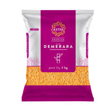 ACUCAR ASTER 1KG DEMERARA