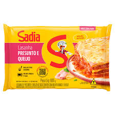 LASANHA SADIA 600G PRESUNTO E QUEIJO AO SUGO