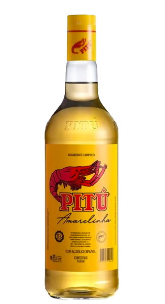 CACHACA PITU AMARELINHA 965ML UND