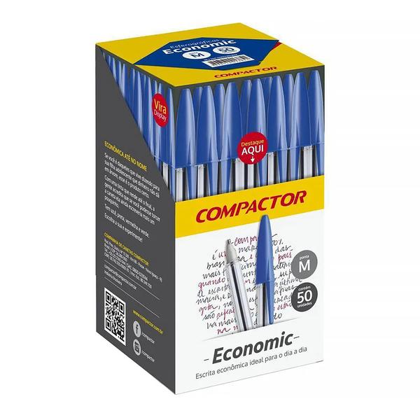 CANETA ECONOMIC MEDIA AZUL