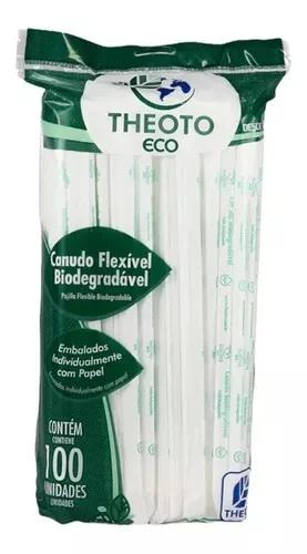 CANUDO BIODEGRADAVEL C/100 TELPLASTIC TPL-007