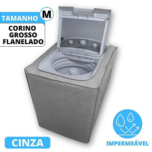 CAPA ESPECIAL PARA MAQUINA DE LAVAR BANDEIRA 11 A 12KG
