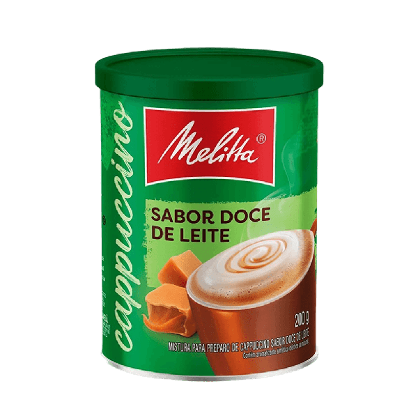 CAPPUCCINO MELITTA 200GR DOCE DE LEITE