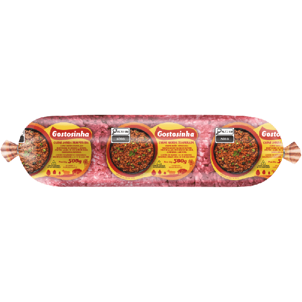 CARNE MOIDA TEMPERADA GOSTOSINHA 500G