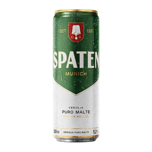 CERVEJA SPATEN N LT SLEEK 350ML