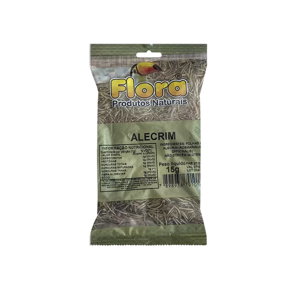 CHA ALECRIM 15 GR FLORA