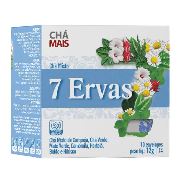 CHA EMAGRECEDOR 7 ERVAS NATURYS 10G