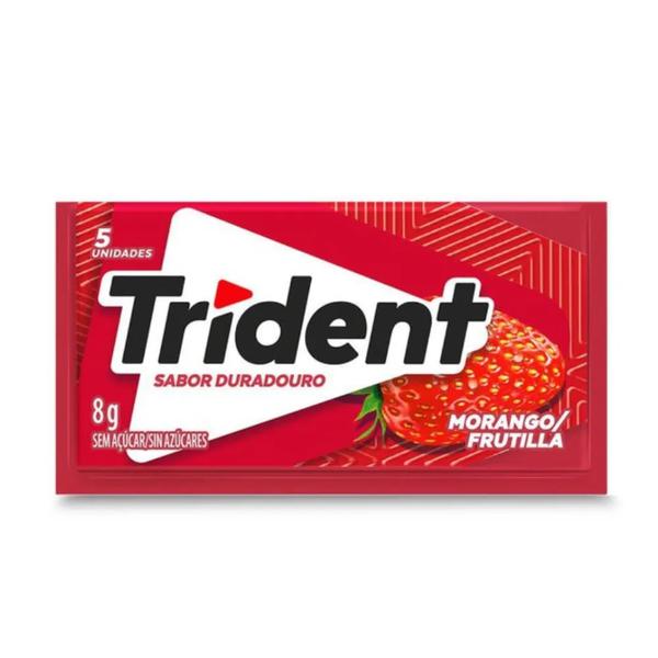 CHICLE TRIDENT 8G MORANGO