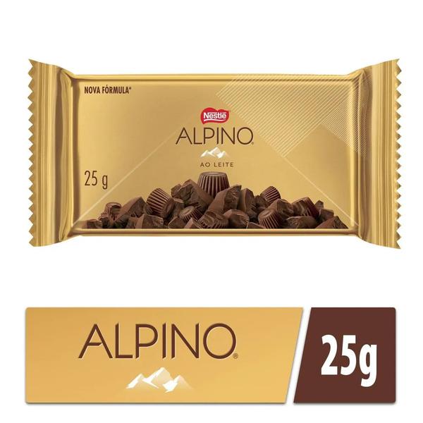 CHOCOLATE AO LEITE ALPINO 25G