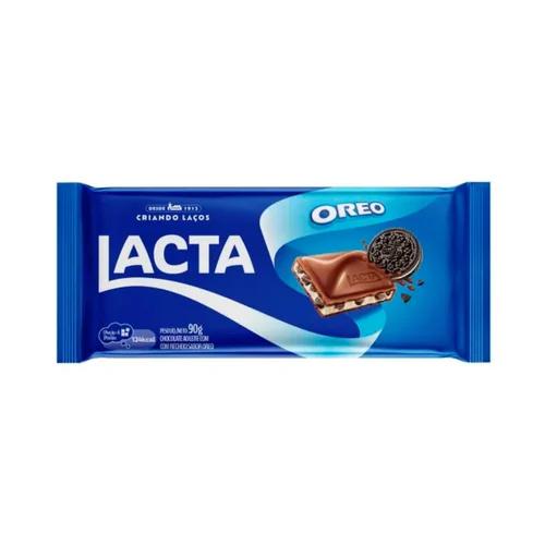 CHOCOLATE LACTA 90G AO LEITE RECHEADO C/OREO