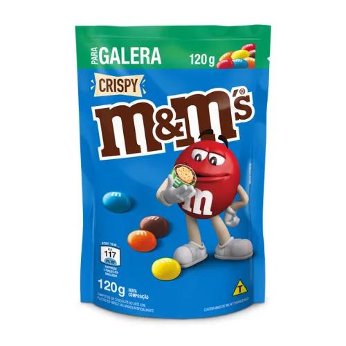 CHOCOLATE M&MS CRISPY 120GR POUCH