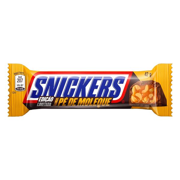 CHOCOLATE SNICKERS PE DE MOLEQUE 42G