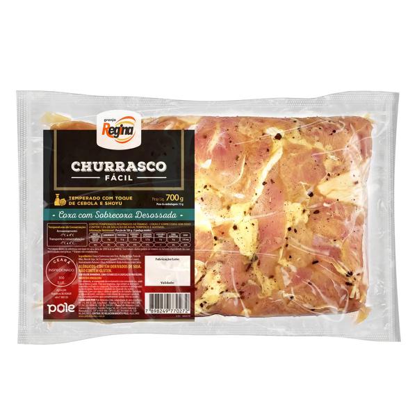 CHURRASCO FACIL COXA C/SOBRECOXA DESOSSADA 700G REGINA
