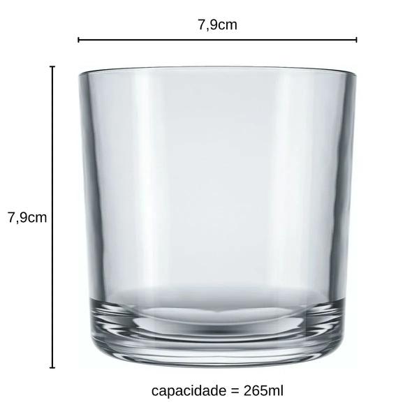 COPO VIDRO ROCKS BAR 265ML NADIR