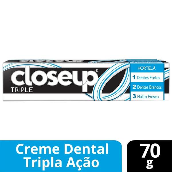 CREME DENTAL CLOSEUP TRIPLE 70G HORTELA