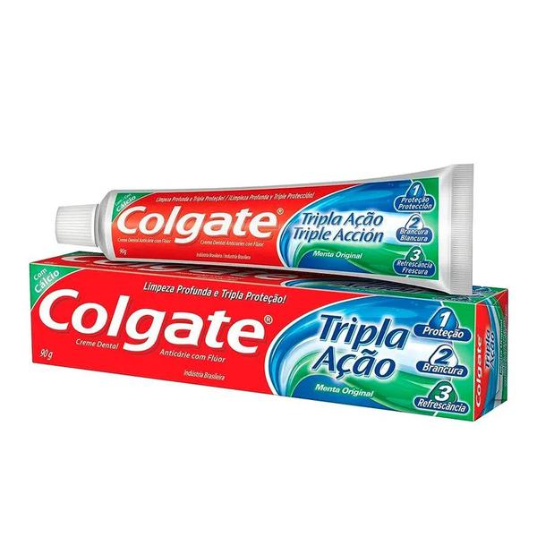 CREME DENTAL COLGATE TRIPLA ACAO 90G MENTA