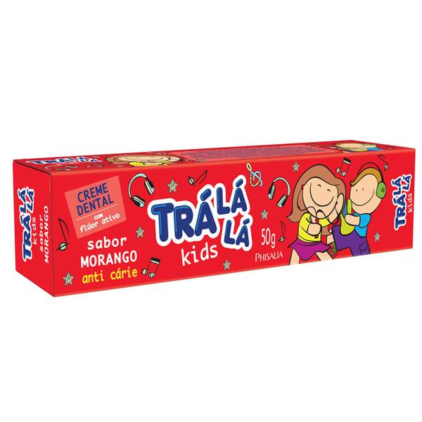 CREME DENTAL INF TRALALA 50G MORANGO