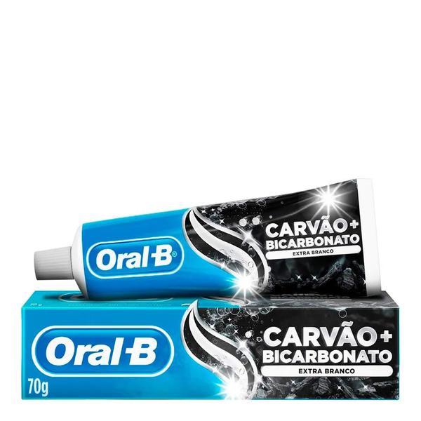 CREME DENTAL ORAL B EXTRA BRANCO CARVAO BICARB 70G