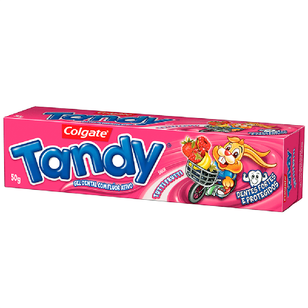 CREME DENTAL TANDY TUTI FRUTI 50G