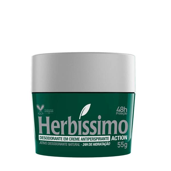 CREME DESODORANTE HERBISSIMO 55G ACTION