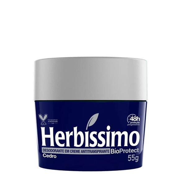 CREME DESODORANTE HERBISSIMO 55G BIO PROTECT CEDRO