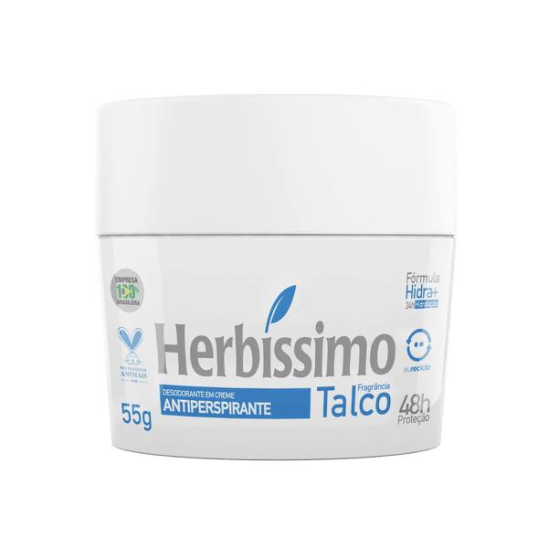 CREME DESODORANTE HERBISSIMO 55G TALCO