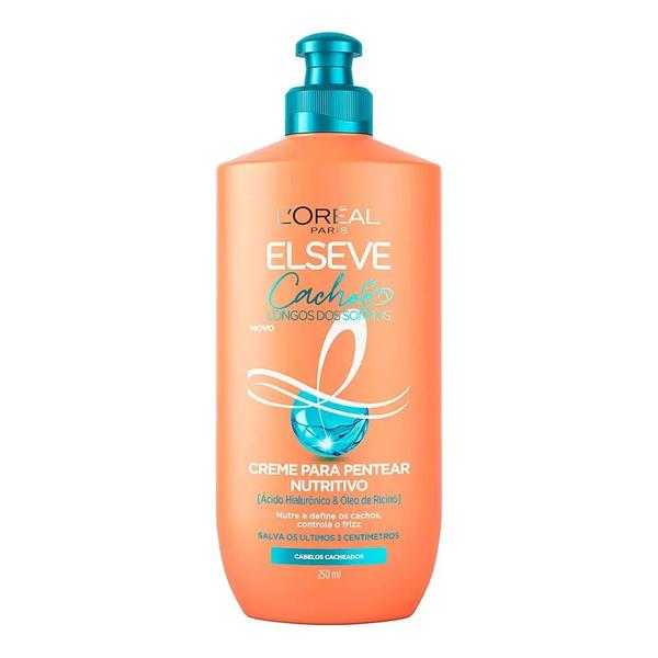 CREME PENT ELSEVE 250ML CACHOS LONGO