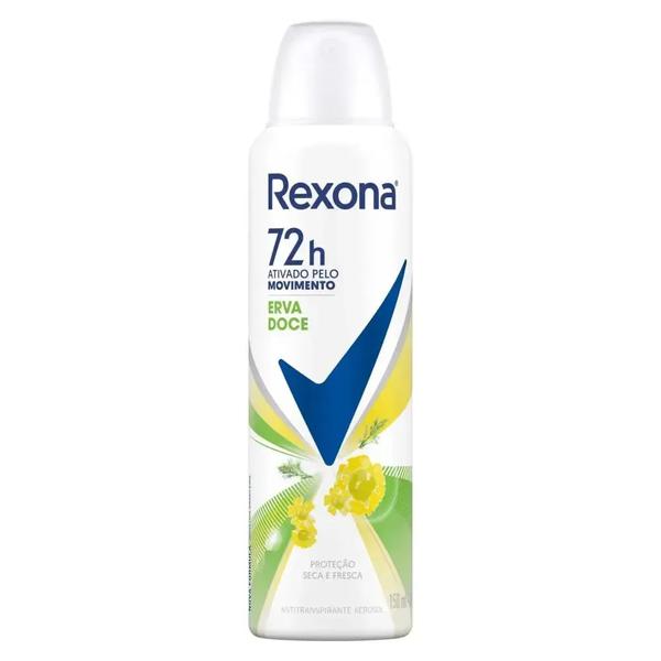 DESD REXONA FEM 150ML ERVA DOCE