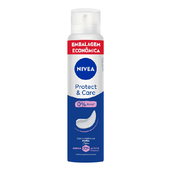 DESO.AERO NIVEA PROTECT/CARE 200ML/120G ZERO ALCOOL