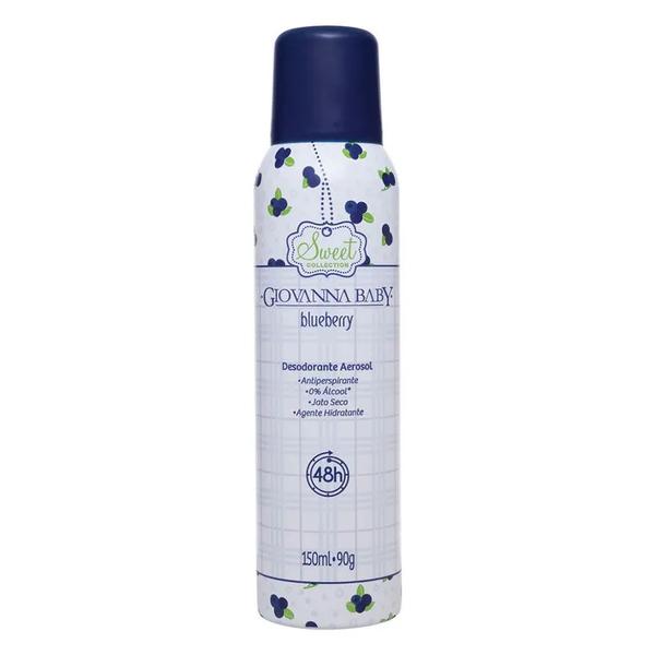 DESODORANTE AEROSOL GIOVANNA BB 150ML BLUEBERRY
