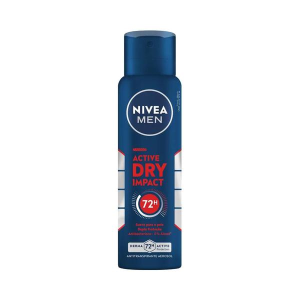 DESODORANTE AEROSSOL NIVEA MEN 150ML DRY IMPACT