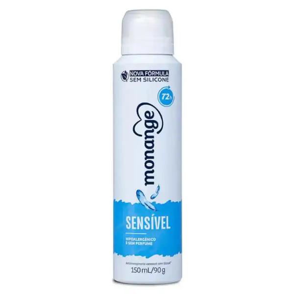 DESODORANTE MONANGE 72H SENSIVEL 150ML