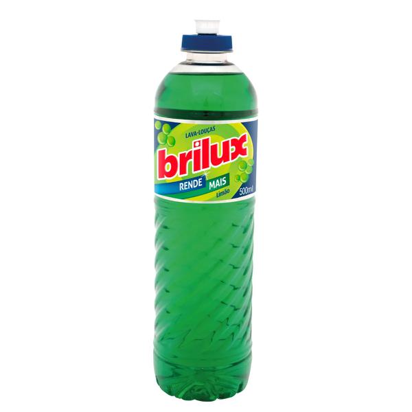 DETERGENTE BRILUX 500ML LIMAO