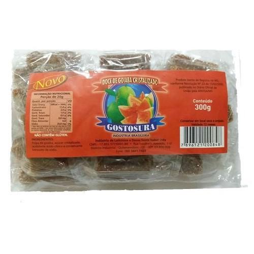 DOCE GOIABA CRISTALIZADO GOSTOSURA 300G