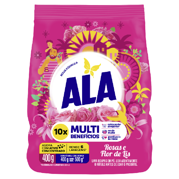 DT PO ALA ROSAS E FLOR DE LIS 400G